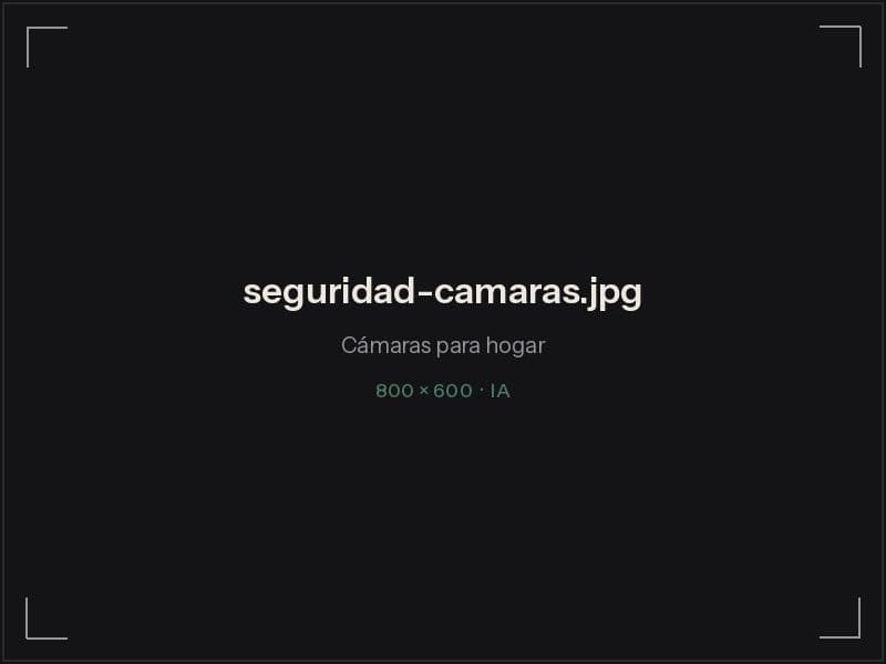 Cámara de seguridad instalada en la entrada de un local